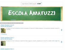 Tablet Screenshot of escolaamatuzzi.blogspot.com