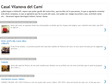 Tablet Screenshot of casalvilanovadelcami.blogspot.com