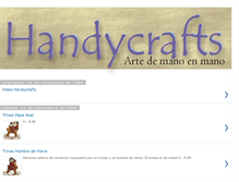 Tablet Screenshot of handycrafts-handycrafts.blogspot.com