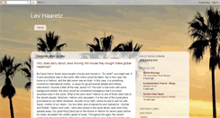 Desktop Screenshot of levhaaretz.blogspot.com