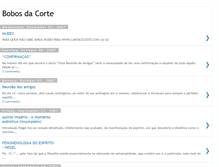 Tablet Screenshot of bobosdacorte3030.blogspot.com