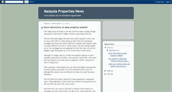 Desktop Screenshot of malaysia-property-news.blogspot.com