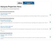 Tablet Screenshot of malaysia-property-news.blogspot.com