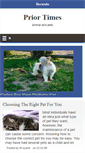 Mobile Screenshot of priortimes2.blogspot.com