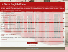 Tablet Screenshot of englishcornerlacarpa.blogspot.com