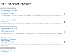 Tablet Screenshot of freelistofforeclosures.blogspot.com