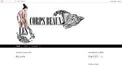 Desktop Screenshot of les-corps-beaux.blogspot.com