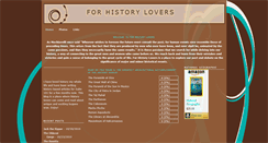 Desktop Screenshot of forhistorylovers.blogspot.com