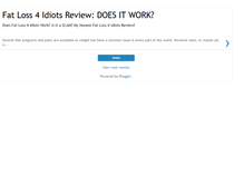 Tablet Screenshot of fatloss4idiots--reviews.blogspot.com