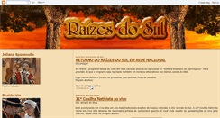 Desktop Screenshot of programaraizesdosul.blogspot.com