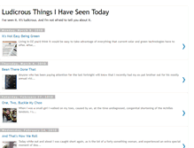 Tablet Screenshot of ludicrousthings.blogspot.com