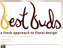 Tablet Screenshot of bestbudsflorist.blogspot.com