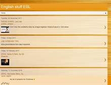 Tablet Screenshot of englishstuffesl.blogspot.com