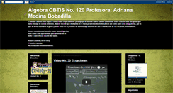 Desktop Screenshot of algebracbtis120amb.blogspot.com