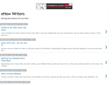 Tablet Screenshot of ehowwriters.blogspot.com