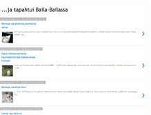 Tablet Screenshot of jatapahtuibaila-bailassa.blogspot.com