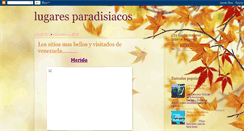 Desktop Screenshot of paradisiacos.blogspot.com