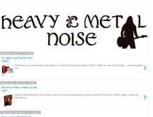 Tablet Screenshot of heavymetalnoise.blogspot.com