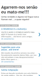 Mobile Screenshot of agarrem-nossenaoeumato-me.blogspot.com