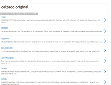 Tablet Screenshot of calzadooriginal.blogspot.com