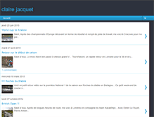 Tablet Screenshot of claire-jacquet.blogspot.com