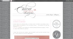 Desktop Screenshot of ericakeuterdesigns.blogspot.com