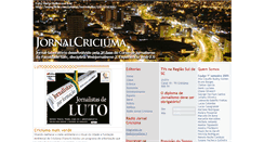 Desktop Screenshot of jornalcriciuma.blogspot.com