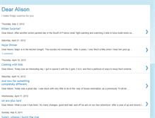 Tablet Screenshot of dearalisonfood.blogspot.com