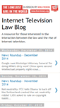 Mobile Screenshot of internet-televisionlaw.blogspot.com