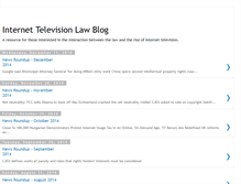 Tablet Screenshot of internet-televisionlaw.blogspot.com