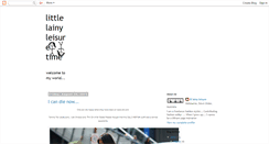 Desktop Screenshot of littlelainyleisuretime.blogspot.com