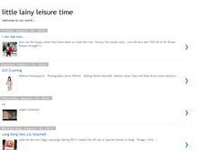 Tablet Screenshot of littlelainyleisuretime.blogspot.com