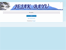 Tablet Screenshot of jejak-bayu.blogspot.com