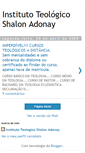 Mobile Screenshot of institutoteologico-shalonadonay.blogspot.com