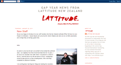 Desktop Screenshot of nzlattitudegapyear.blogspot.com