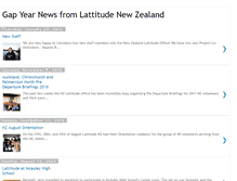 Tablet Screenshot of nzlattitudegapyear.blogspot.com