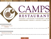 Tablet Screenshot of campsrestaurant.blogspot.com