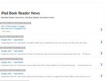 Tablet Screenshot of ipadbookreadernews.blogspot.com