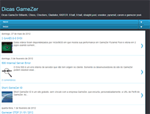 Tablet Screenshot of dicas-gamezer.blogspot.com