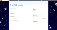 Desktop Screenshot of mattefroken.blogspot.com