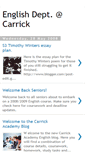 Mobile Screenshot of carrickenglishdepartment.blogspot.com