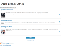 Tablet Screenshot of carrickenglishdepartment.blogspot.com