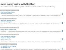 Tablet Screenshot of moneyonlinewithnonthali.blogspot.com