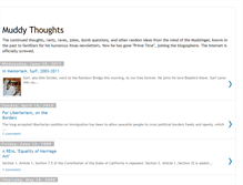 Tablet Screenshot of muddythoughts.blogspot.com