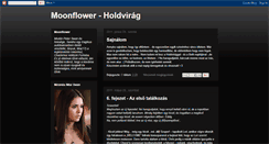 Desktop Screenshot of moonflower-holdvirag.blogspot.com