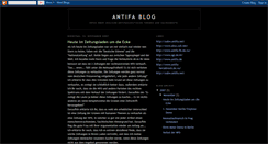 Desktop Screenshot of antifa-blog.blogspot.com