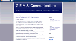 Desktop Screenshot of gemscommunications.blogspot.com