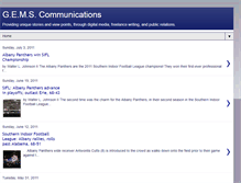 Tablet Screenshot of gemscommunications.blogspot.com