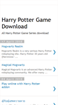 Mobile Screenshot of harrypotter-game-download.blogspot.com