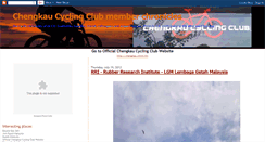 Desktop Screenshot of chengkaucyclingclub.blogspot.com